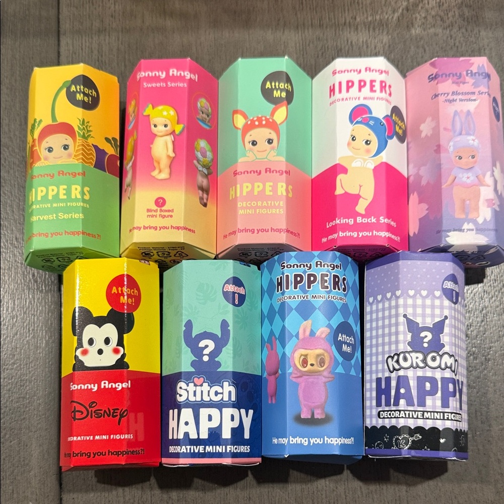Sonny Angel Hippers— some are the stick-on others are the stand-up up. (Pick 1)